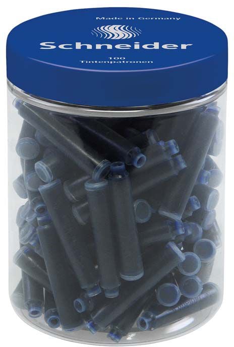 Mine, rezerve si cerneala - Cartușe pentru 100 de bucăți de pene albastre (SR6803)