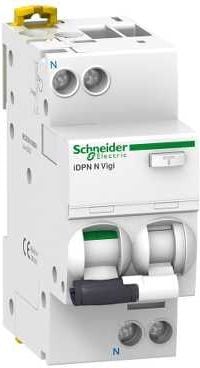 Schneider Întrerupător de supracurent rezidual 2P 4A B 0,03A tip A iDPN N VIGI (A9D56604)
