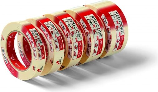 Banda de mascare Red Core aderenta 3,8cm x 50m (45107)