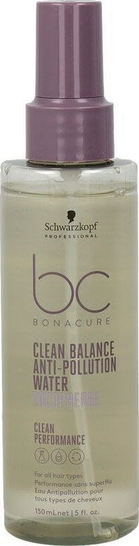 Spray cu cheratina Schwarzkopf Schwarzkopf Bonacure Clean Balance Agua Anti-Poll Tocoferol (150 ml)