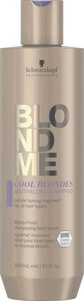 Schwarzkopf SCHWARZKOPF BlondMe Cool Blondes Neutralizing Shampoo szampon neutralizujący 300ml