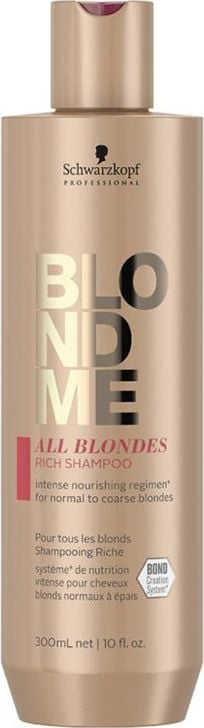 Schwarzkopf Schwarzkopf Professional Blond Me All Blondes Rich Shampoo Sampon pentru par 300ml