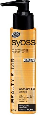 Ulei de par Syoss Beauty Elixir Absolute Oil pentru par deteriorat, 100 ml