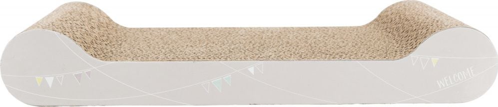 Scratch Trixie Junior Cardboard, 38 × 6 × 18 cm, gri deschis