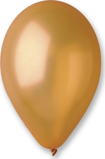 Baloane latex rotunde, 26cm, Auriu, 100 buc