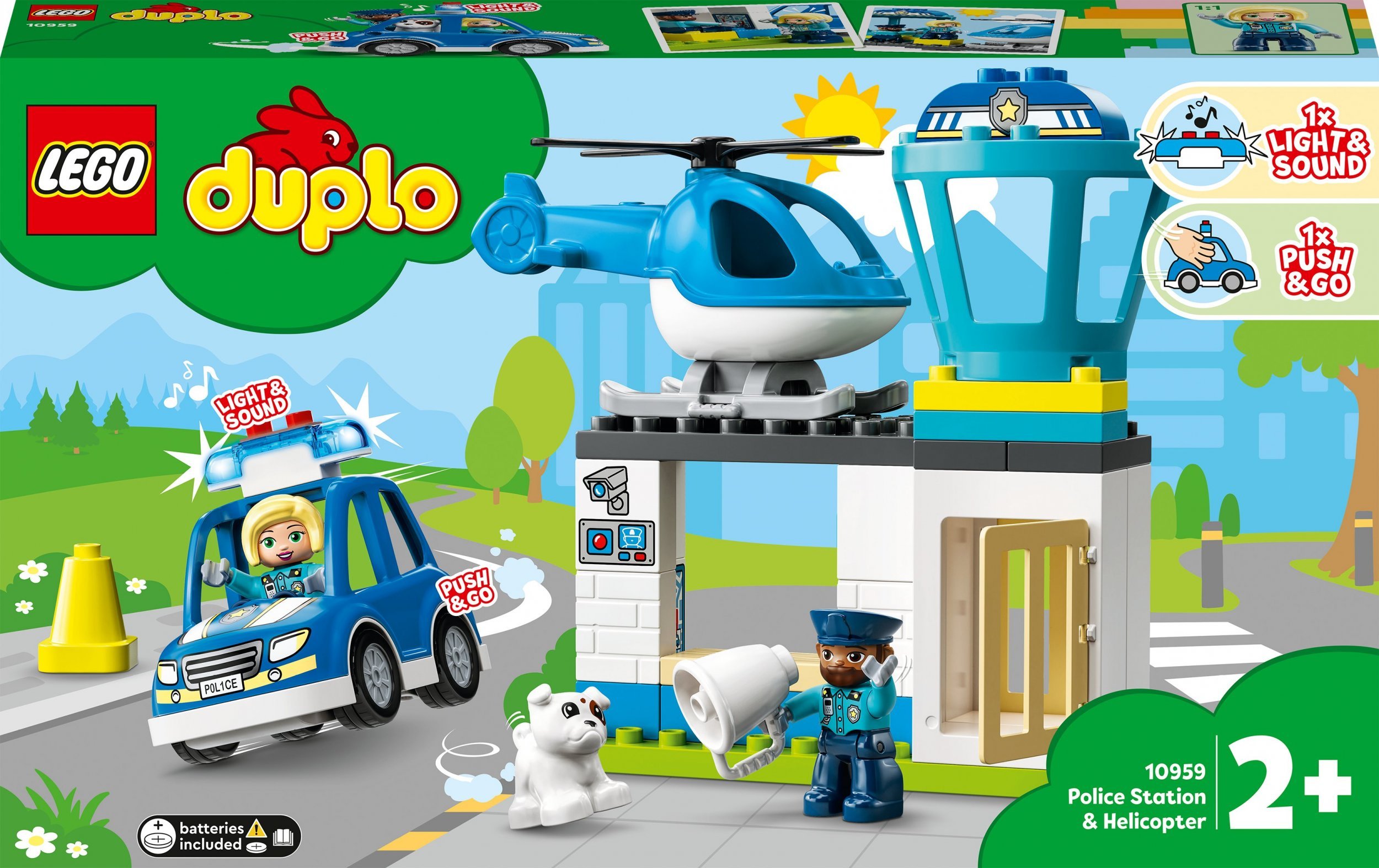 Secția de poliție și elicopterul LEGO Duplo (10959)
