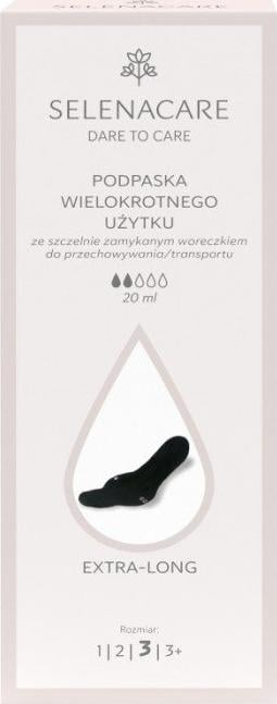 SELENACARE SELENACARE_Dare To Care podpaski wielokrotnego użytku 3 Extra Long 20ml