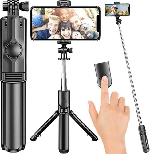 Selfie stick Izoxis Selfie stick / trepied + telecomanda Izoxis 21234