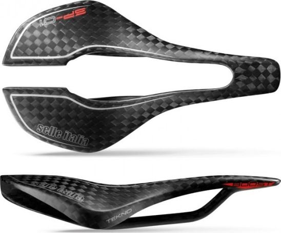 Selle Italia Siodło SELLE ITALIA SP-01 BOOST TEKNO SUPERFLOW L (id match - L3) Hi-Tech carbon 7x9, czarne (NEW)