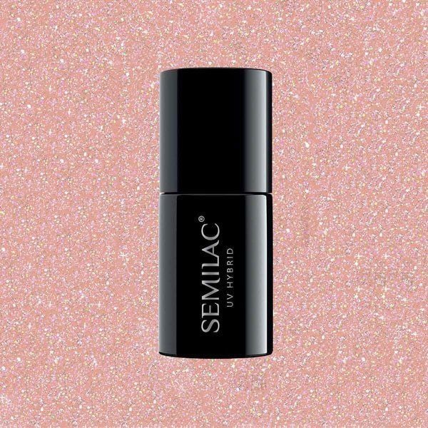 Semilac Baza Extend 804 Top Kolor 5w1 Glitter Soft Beige 7ml