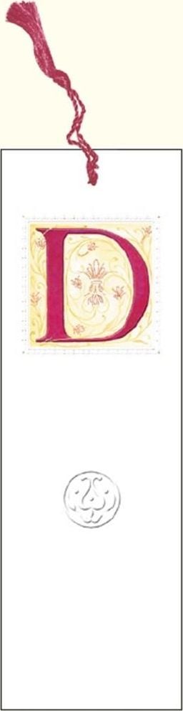Semn de carte DaVinci cu anagrama litera D