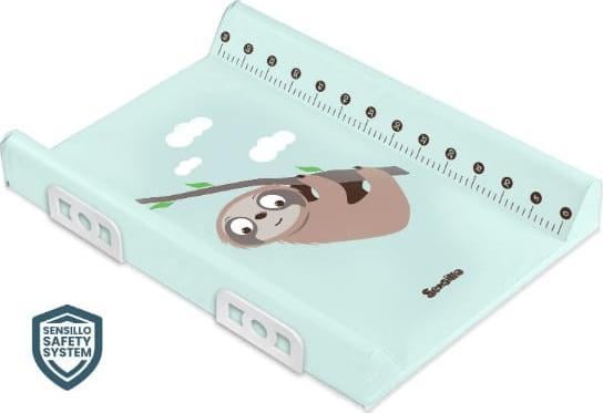 Sensillo Masuta de infasat captusita pentru bebelusi Safety System 70 cm Africa Sloth mint Sensillo
