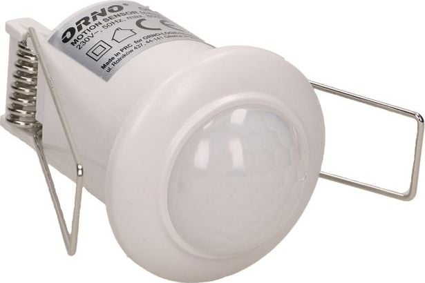 Senzor de mișcare și prezență Orno PIR 800W 360&deg; IP20 alb OR-CR-257