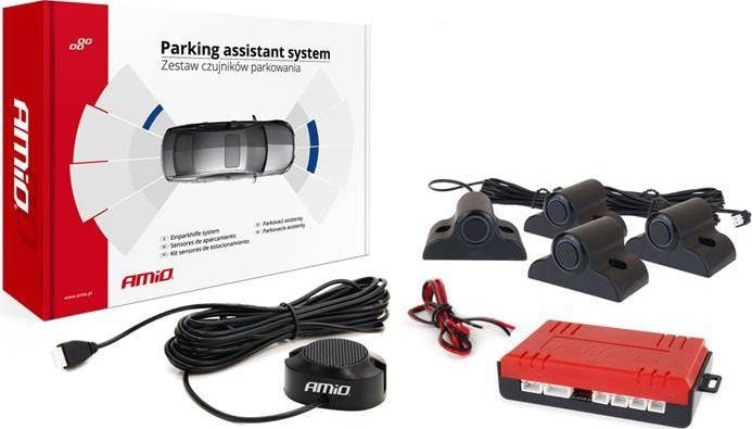 Senzori parcare 4, alarma sonora, Truck, Van, montare bara, 02278 Amio