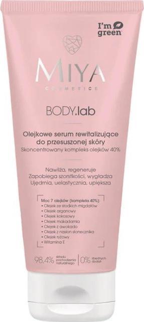 Ser cu ulei revitalizant Miya MIYA_Body Lab pentru ten uscat cu un complex de uleiuri 4% 200ml