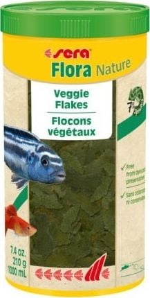 Sera Flora Nature 1000 ml, fulgi - alimente premium