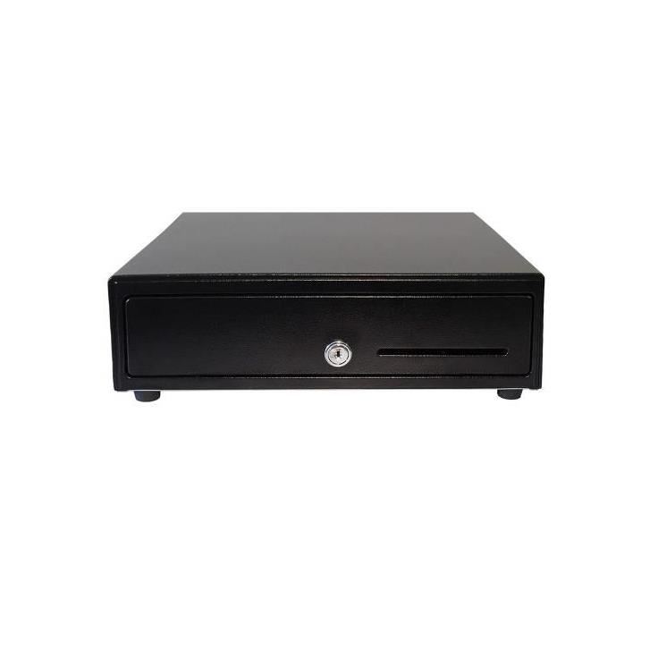 Sertar de bani metalic Vasario Cash Drawer VB320-BL1313-B26, Negru