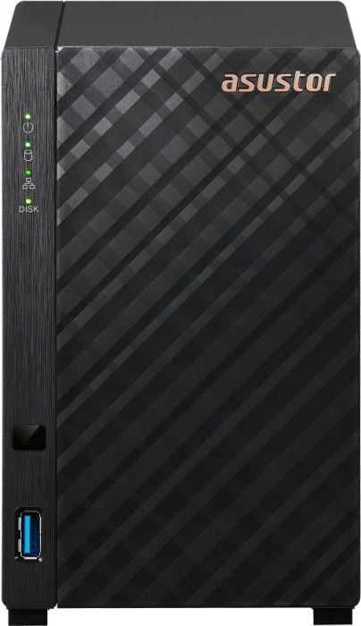 Server de fișiere Asustor Server de fișiere Asustor AS1102T 2-bay, Realtek RTD1296, Quad-Core, 1,4 GHz, 1 GB DDR4, 2,5 GbE x1, USB3.2 Gen1 x2.