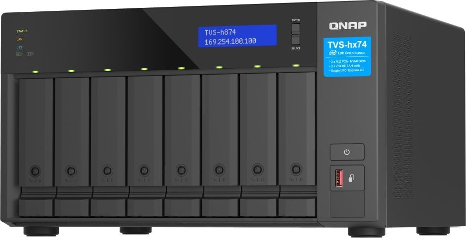 NAS - Server de fișiere Qnap Server NAS TVS-h874-i7-32G 0xHDD Intel Core i7 32GB DDR4