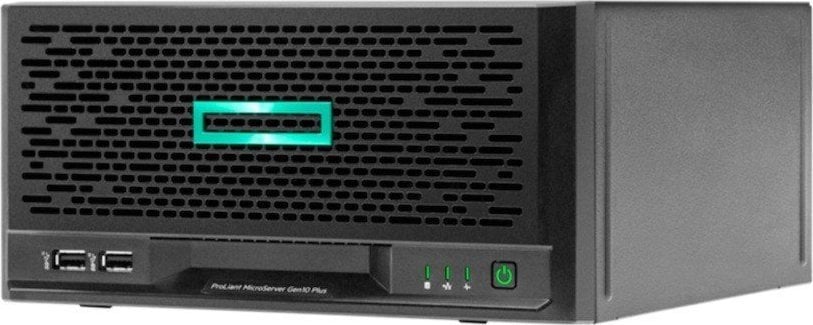 Server HP ProLiant MicroServer Gen10 Plus v2 E-2314 4-core 16GB-U VROC 4LFF-NHP 180W PS extern P54649-421