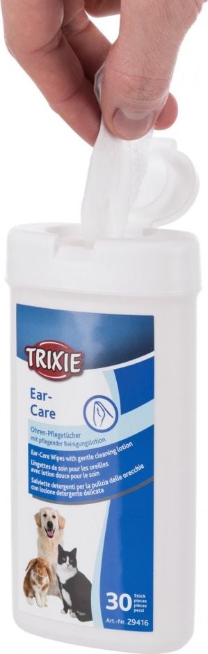 Servetele Umede Trixie pentru urechile animalelor 30 buc 29416