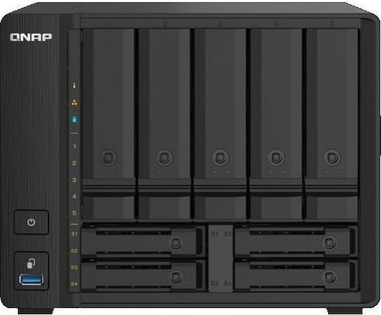 NAS - Server de fișiere Qnap TS-932PX-4G, 4GB, 16 GB, 1,7 GHz, Negru