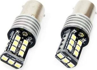 Set 2 becuri auto cu LED canbus P21W BA15S