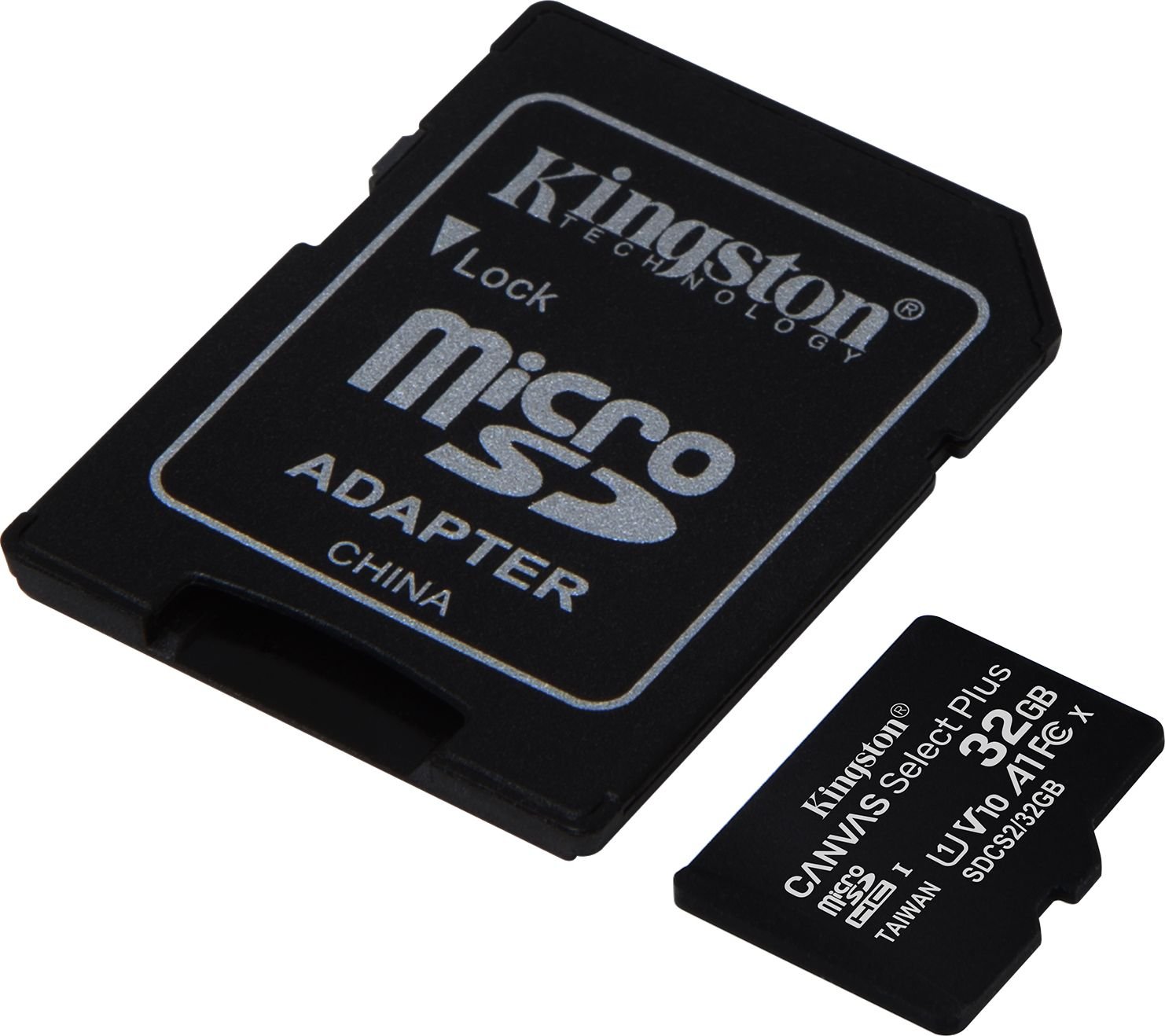 Set 2 carduri de memorie Kingston Canvas Select Plus Multi pack 2 x microSDHC 32GB, Class 10 UHS-I