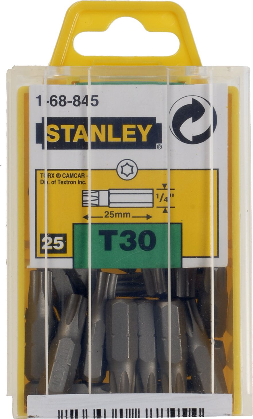 Set 25 biti, T30x25mm, Stanley