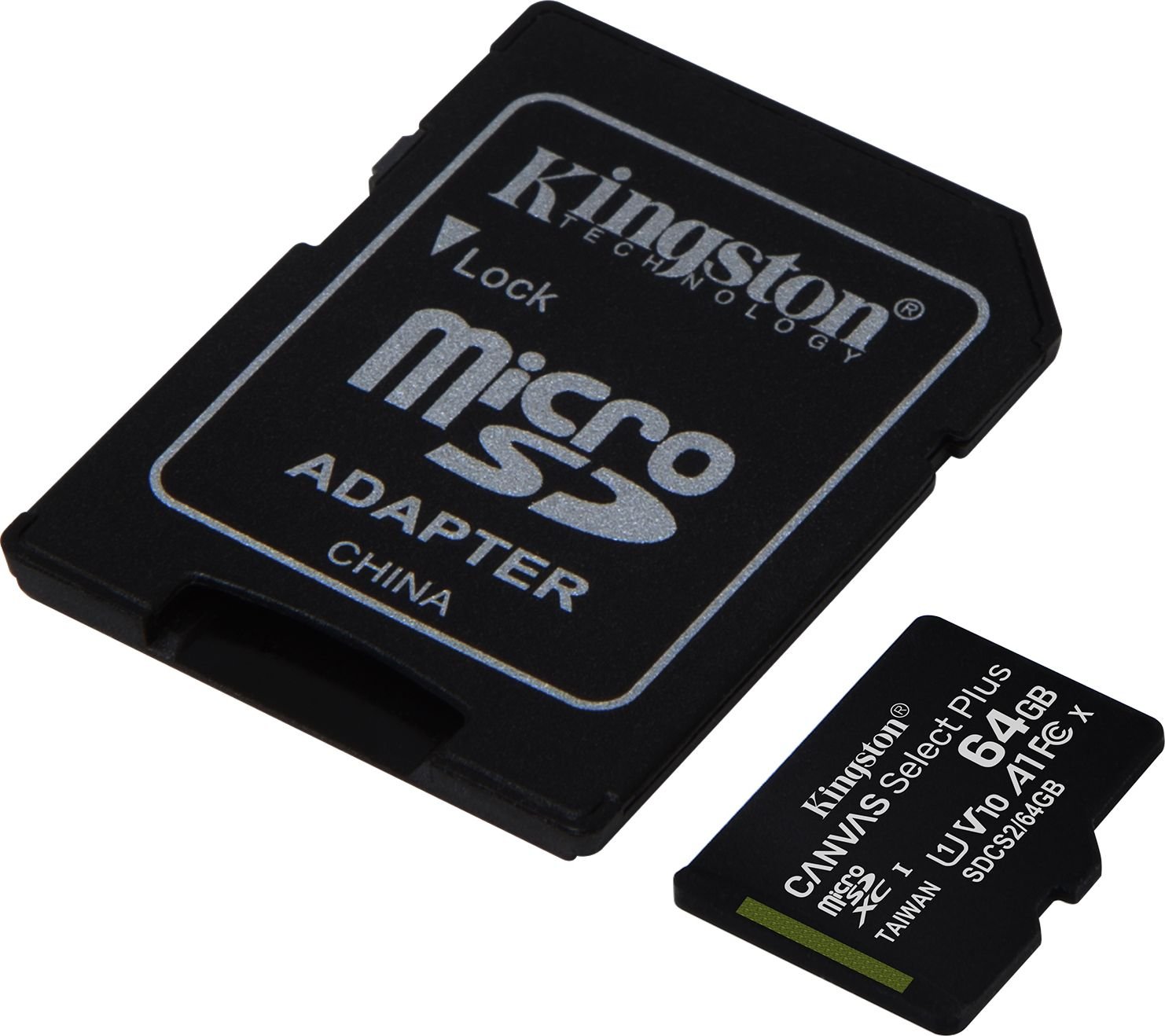 Set 3 carduri de memorie Kingston Canvas Select Plus Multi pack 3 x microSDHC 64GB, Class 10 UHS-I