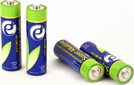 Baterii, acumulatori si incarcatoare - Set 4 baterii LR06 AA Super Alcaline, Energenie, 1.5 V , 2900 mAh, in blister