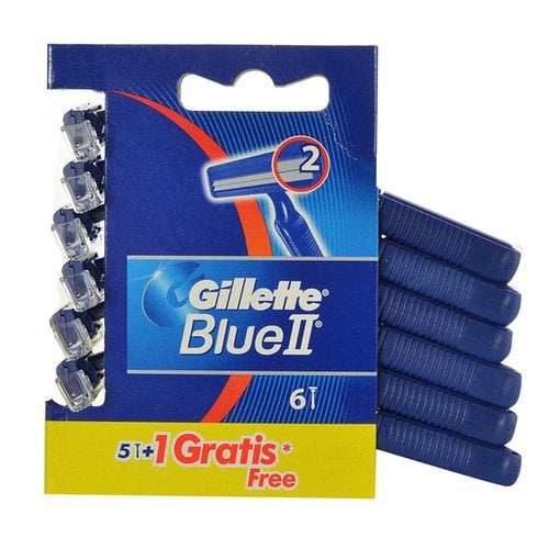 Set 5 aparate de ras Gillette Blue ll Plus Ultragrip, 2 lame,pentru barbati