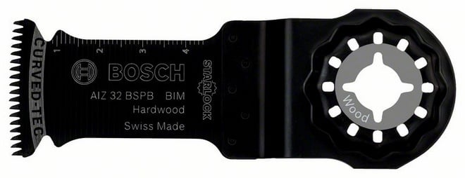 Set 5 panze pentru fierastrau multicutter, Bosch AIZ 32 BSPB BIM, Starlock, 32x50mm, Hard Wood