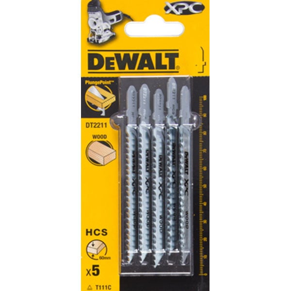 Set 5 panze pentru fierastrau vertical lemn Dewalt XPC DT2211