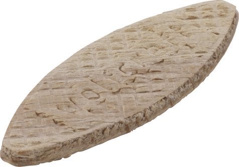Set 50 placute din lemn pentru imbinare, tip biscuite nr. 0 Wolfcraft 2921000 dimensiuni 45x15x4 mm, pentru materiale cu grosimi cuprinse intre 10-12 mm