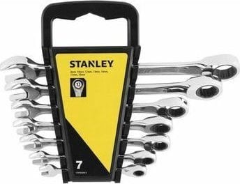 Set 7 chei combinate Stanley STMT82842-0, crom vanadiu, marimi 8-10-12-13-14-17-19 mm