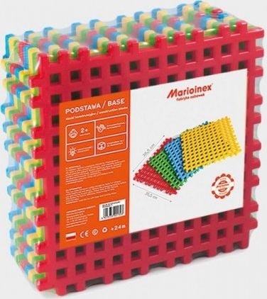 Set 8 baze construit cuburi Marionex, diverse culori