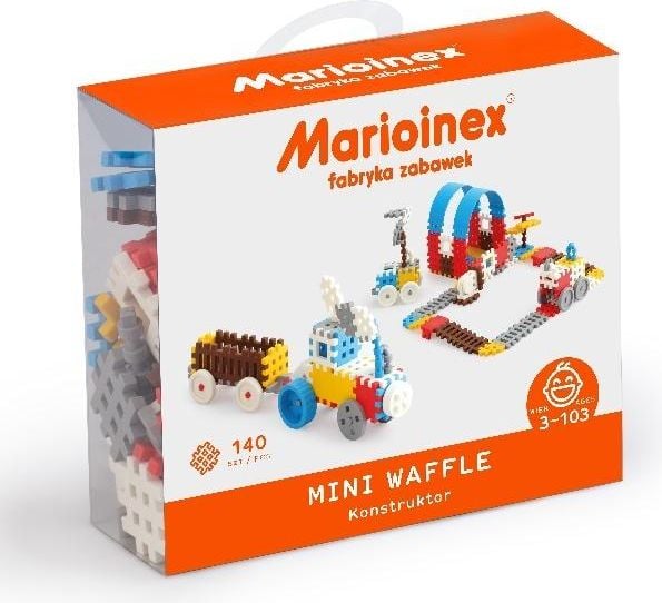 Set blocuri de constructie Mini Constructor pentru fete, Mario-Inex, 140 piese