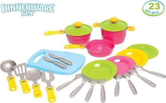 Set bucatarie, Technok Toys, Multicolor, 23 piese