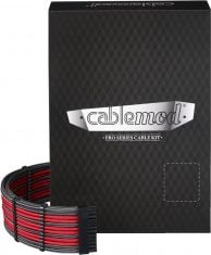 Set cablu CableMod, 0,5 m, roșu grafit (ZUAD-960)