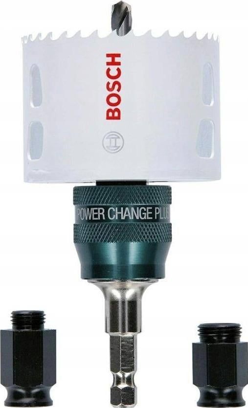 Set carota 68mm Bosch Progressor for Wood and Metal plus adaptor PowerChange Plus