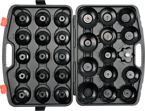 Set chei pentru filtru ulei 30 buc., Yato YT-0596, in valiza
