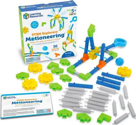 Set constructie STEM Learning Resources Micutul inginer 56 piese