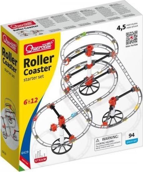 Set creativ pentru copii Roller Coaster Skirail Welcome, 5 metri, 94 piese