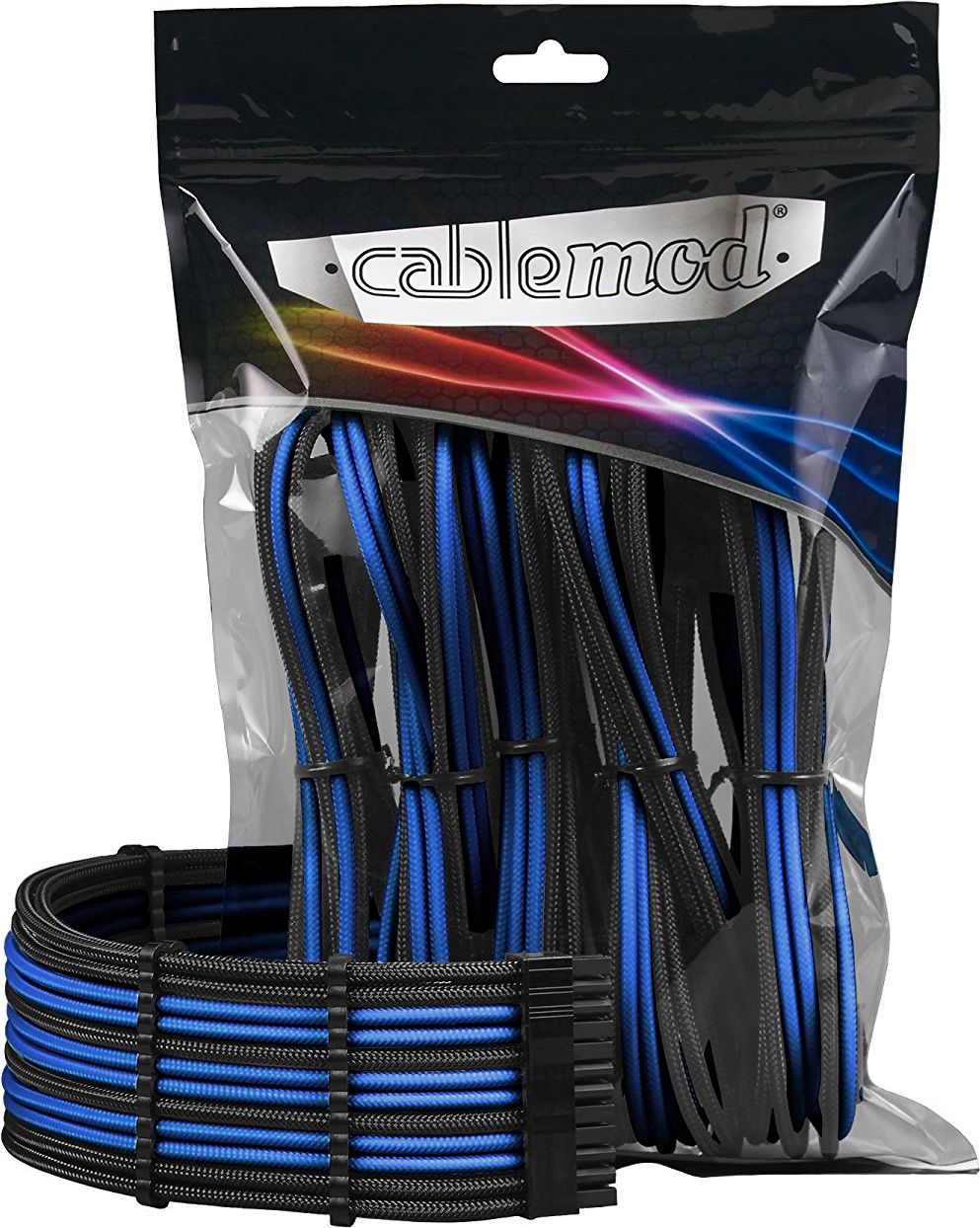 Set de cabluri CableMod, 0,45 m, negru (CM-PCAB-BKIT-NKKB-3P)