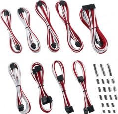 Set de cabluri CableMod, alb și roșu (ZUAD-1024)