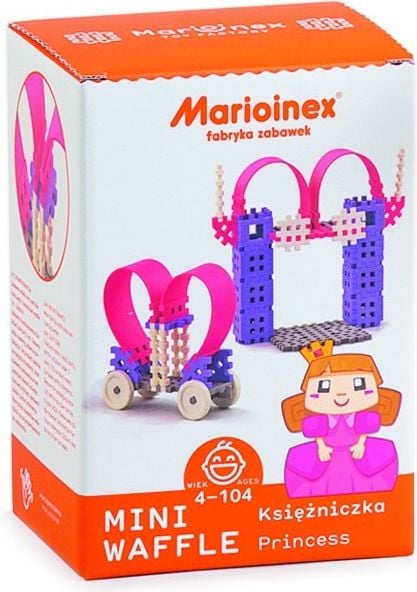 Set de constructie Marioinex, Mini Waffle Princess, 4 ani +