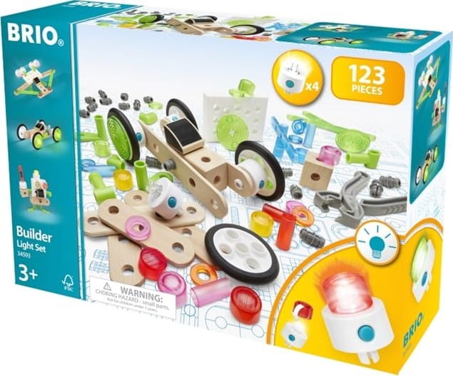 Set de construit, Brio Builder Light, 123 de piese