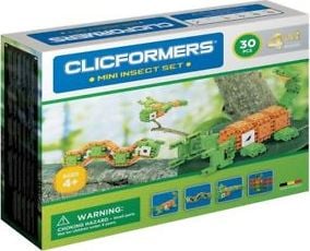 Set de construit Clicformers- Animale prietenoase, 79 piese