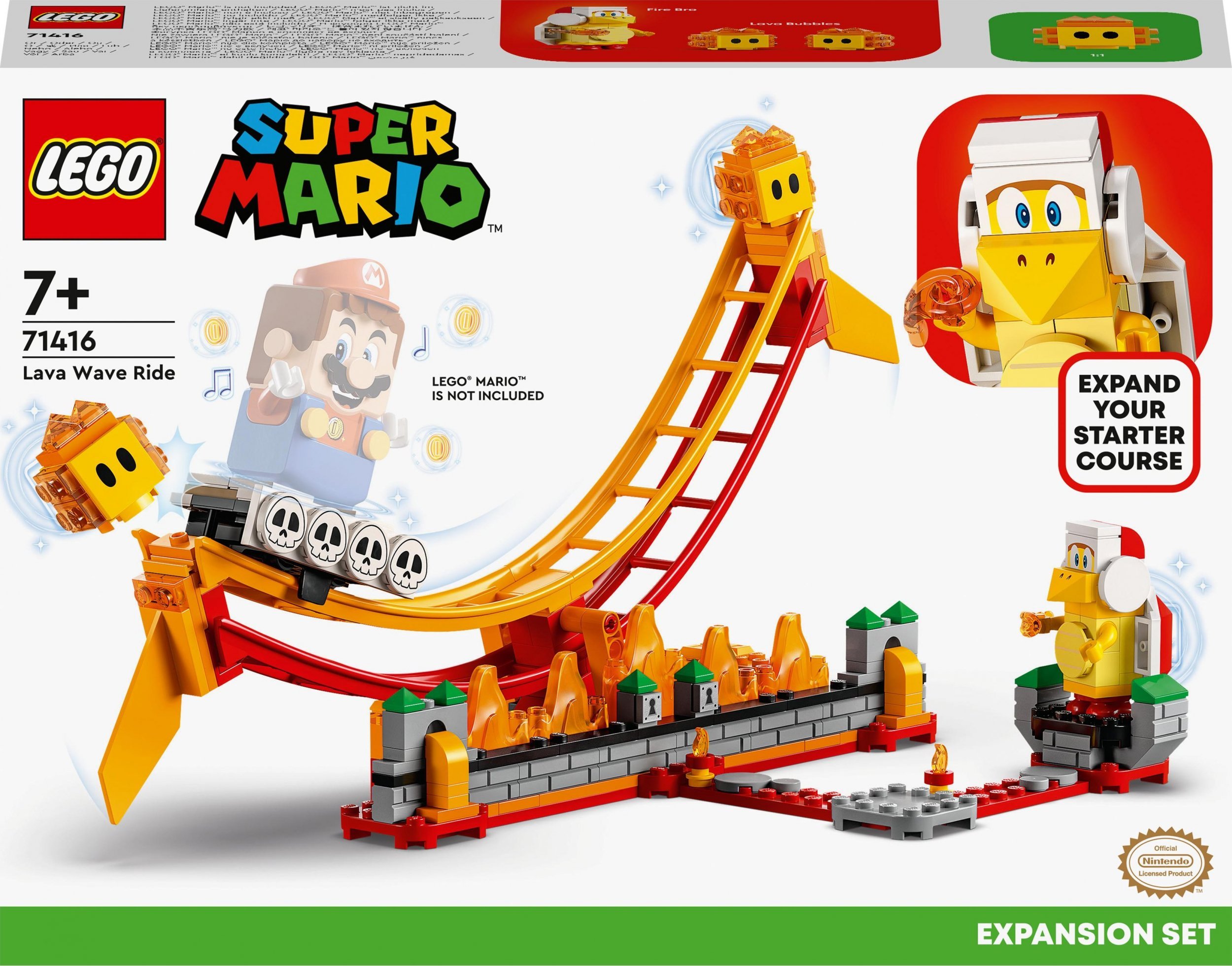 Set de expansiune LEGO Super Mario Lava Ride (71416)